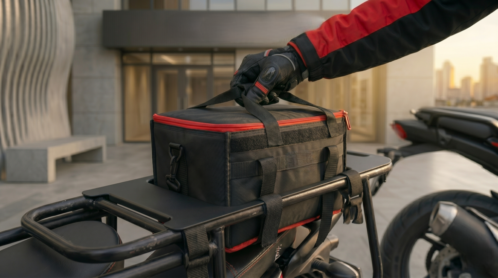 Kurye Çantası Motora Nasıl Sabitlenir? Montaj Güvenlik